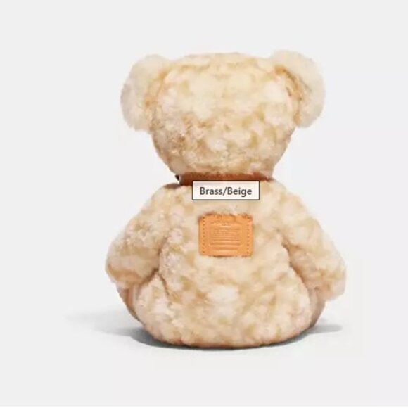 Coach Bear Collectible In Signature Shearling - Picture 3 of 3